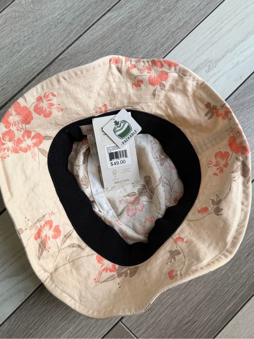 Brixton Petra Packable Bucket Hat - Picture 6 of 10